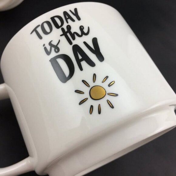 4 Stacking Mood Coffee Tea Mugs by Indigo - Picture 2 of 10